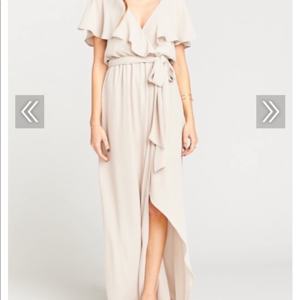 Audrey Maxi Dress - Show Me the Ring Crisp